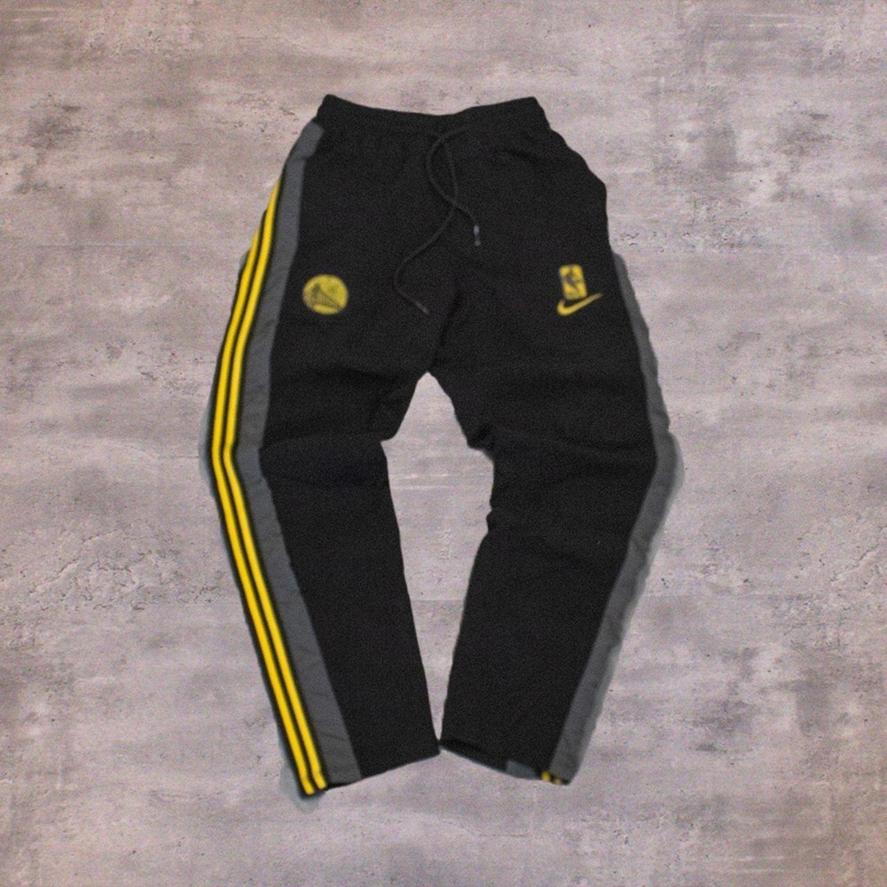 Vintage VTG Y2K 2000's 00's Nike Golden State Warriors Black Track Pant's